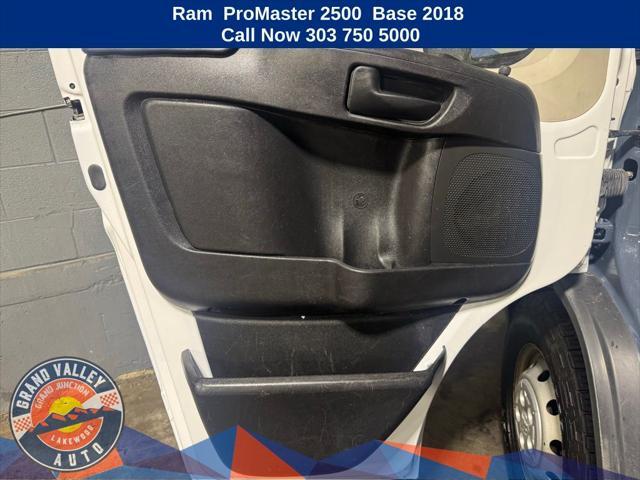 used 2018 Ram ProMaster 2500 car, priced at $17,988