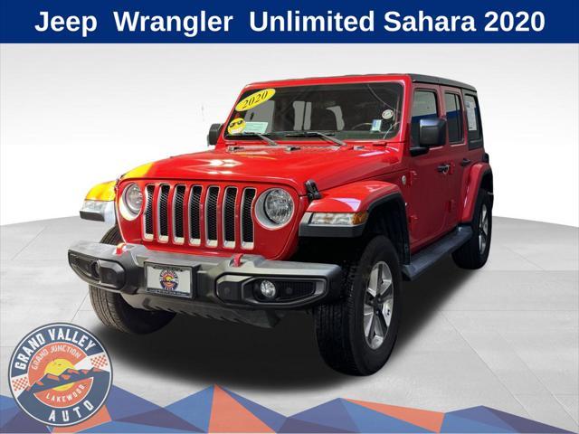 used 2020 Jeep Wrangler Unlimited car, priced at $27,488