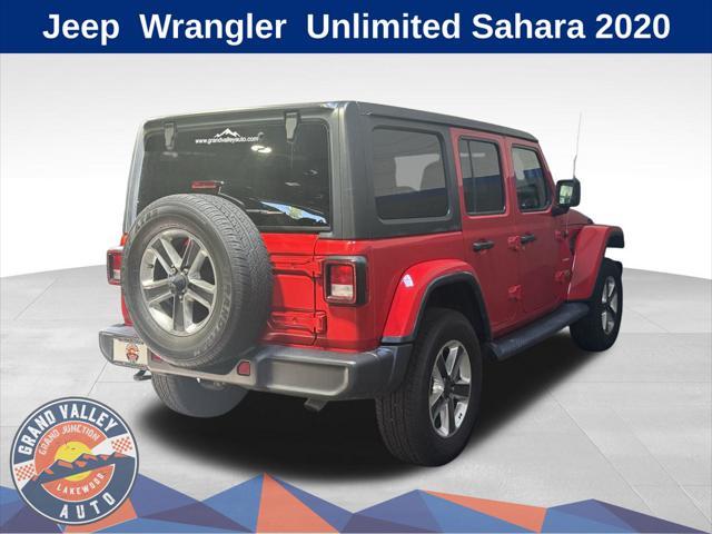 used 2020 Jeep Wrangler Unlimited car, priced at $27,488