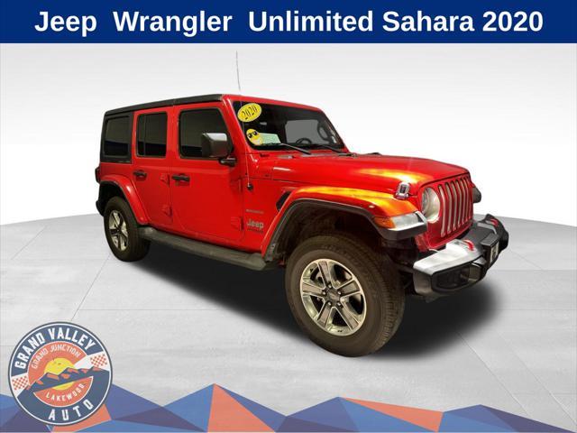 used 2020 Jeep Wrangler Unlimited car, priced at $27,488