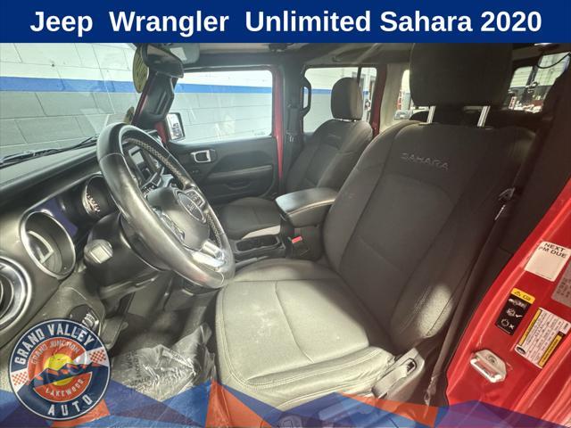 used 2020 Jeep Wrangler Unlimited car, priced at $27,488