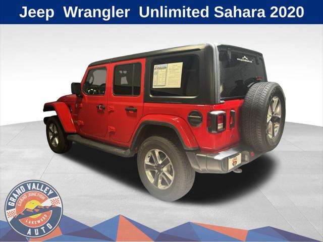 used 2020 Jeep Wrangler Unlimited car, priced at $27,488