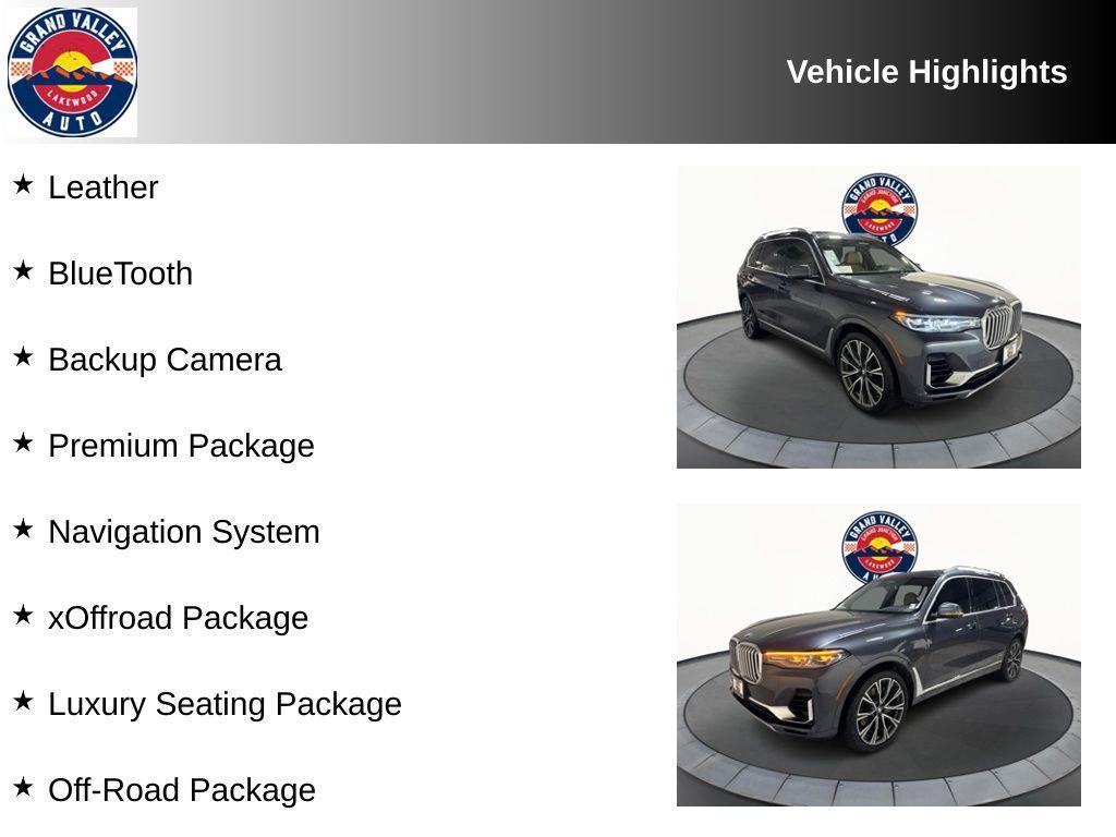 used 2019 BMW X7 car, priced at $35,500