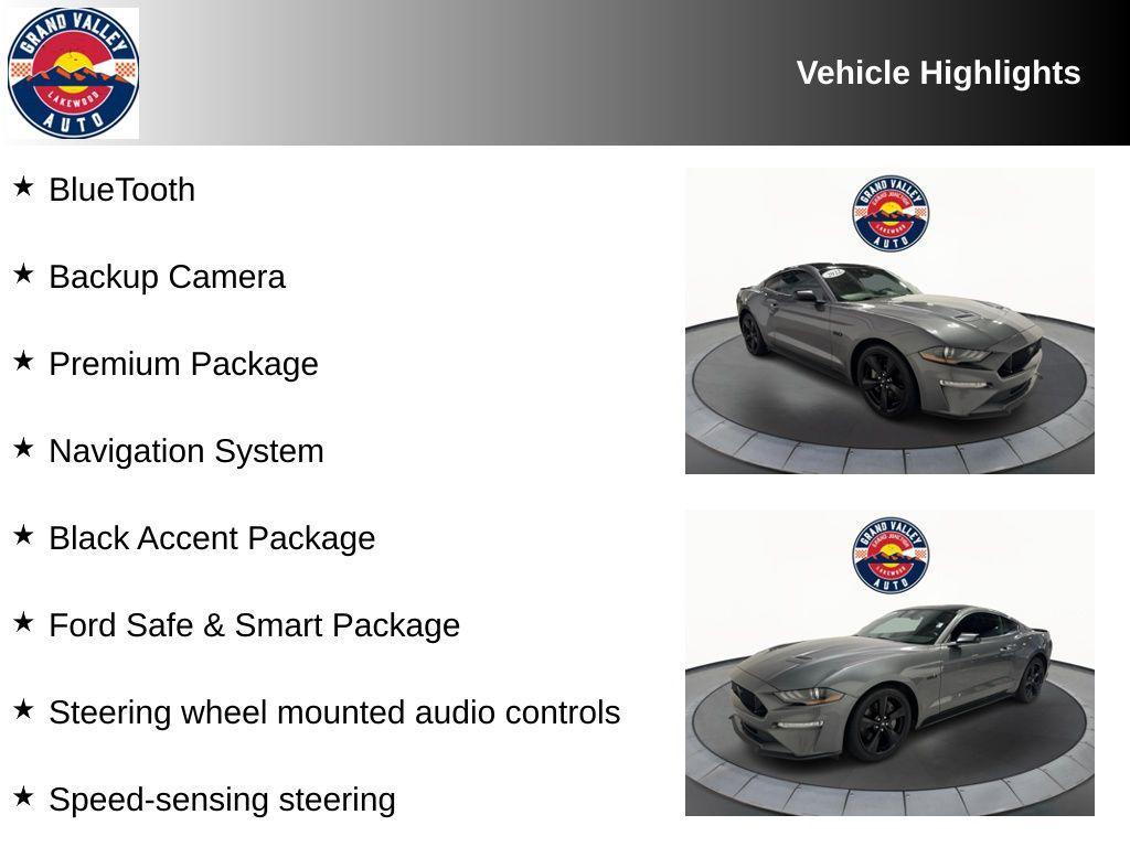 used 2022 Ford Mustang car, priced at $34,588