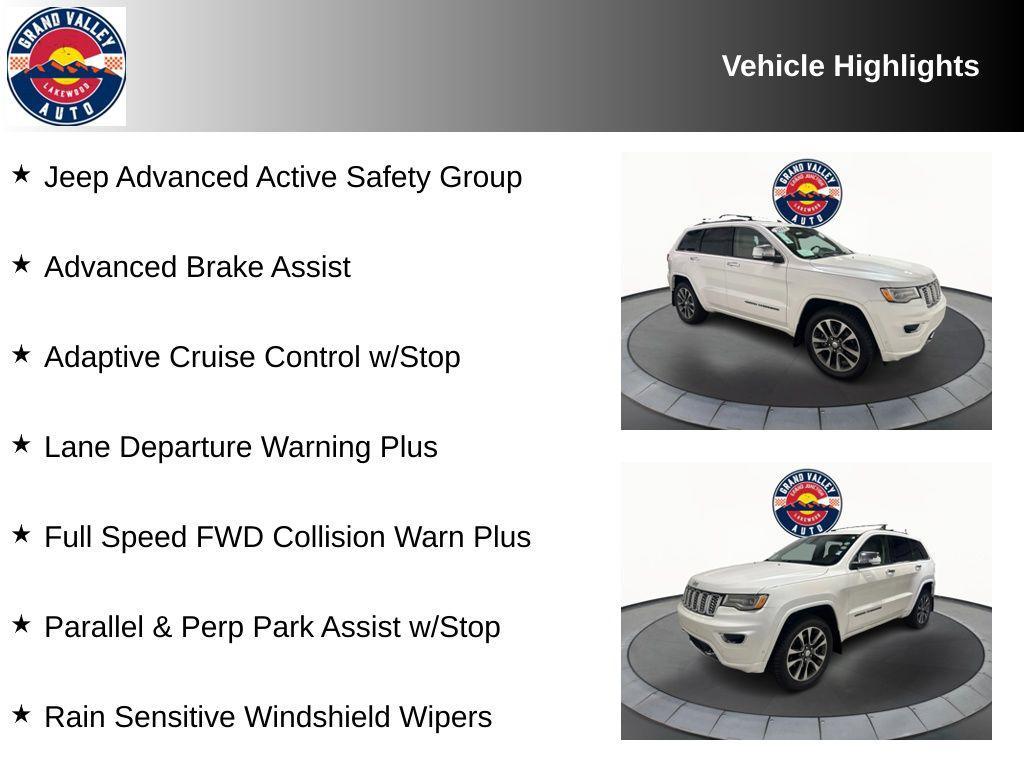 used 2018 Jeep Grand Cherokee car, priced at $24,500