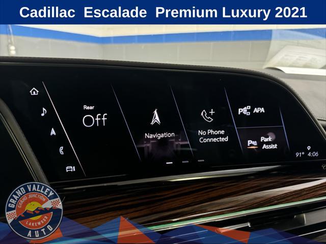 used 2021 Cadillac Escalade car, priced at $68,988