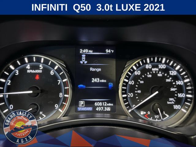 used 2021 INFINITI Q50 car, priced at $28,888