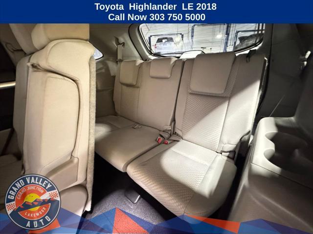 used 2018 Toyota Highlander car, priced at $23,488