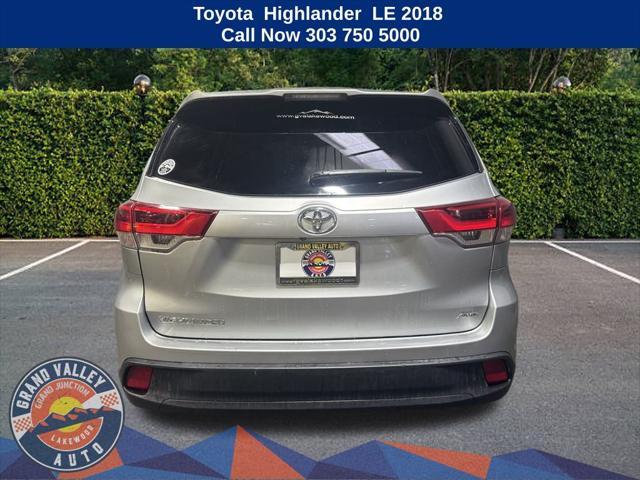 used 2018 Toyota Highlander car, priced at $23,488