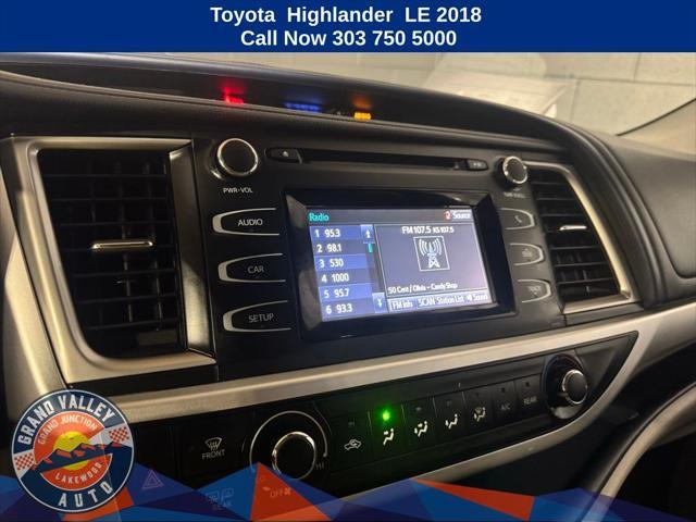 used 2018 Toyota Highlander car, priced at $23,488