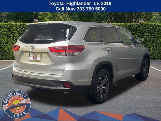 used 2018 Toyota Highlander car, priced at $23,488