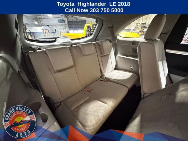 used 2018 Toyota Highlander car, priced at $23,488