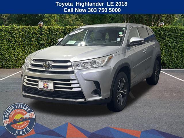 used 2018 Toyota Highlander car, priced at $23,488