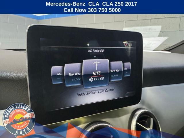 used 2017 Mercedes-Benz CLA 250 car, priced at $18,988