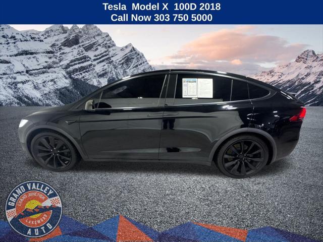 used 2018 Tesla Model X car, priced at $30,988
