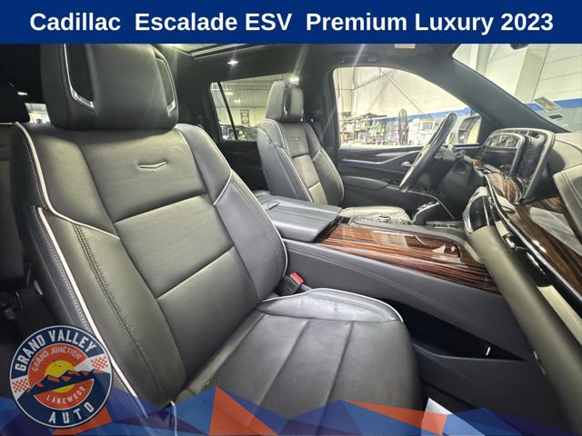 used 2023 Cadillac Escalade ESV car, priced at $78,988