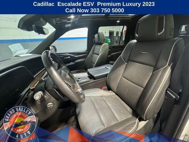 used 2023 Cadillac Escalade ESV car, priced at $73,888