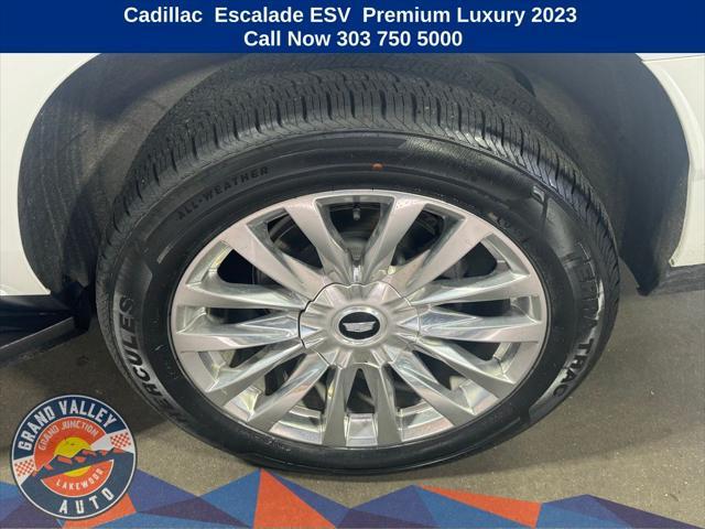 used 2023 Cadillac Escalade ESV car, priced at $73,888