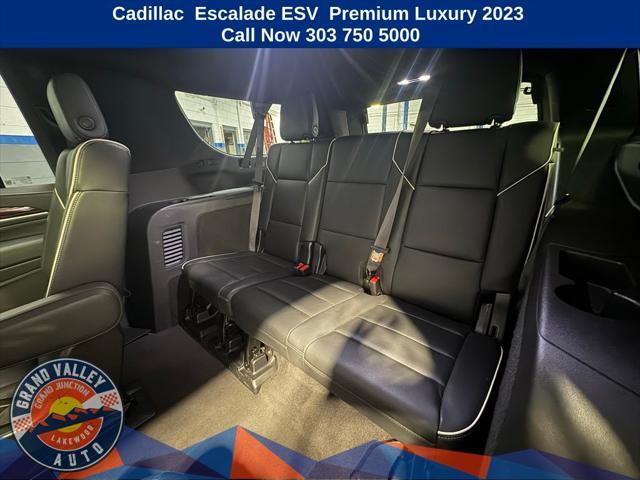 used 2023 Cadillac Escalade ESV car, priced at $73,888