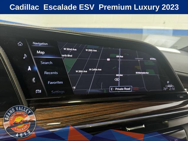 used 2023 Cadillac Escalade ESV car, priced at $78,988