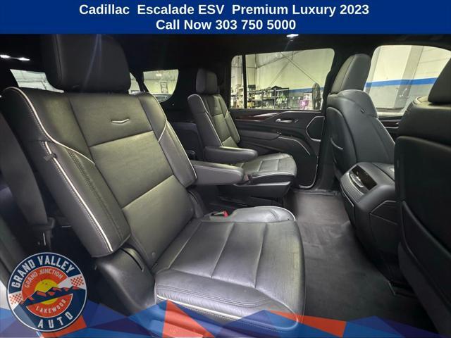 used 2023 Cadillac Escalade ESV car, priced at $73,888