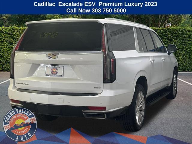 used 2023 Cadillac Escalade ESV car, priced at $73,888