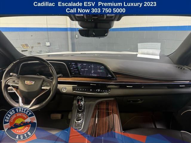 used 2023 Cadillac Escalade ESV car, priced at $73,888