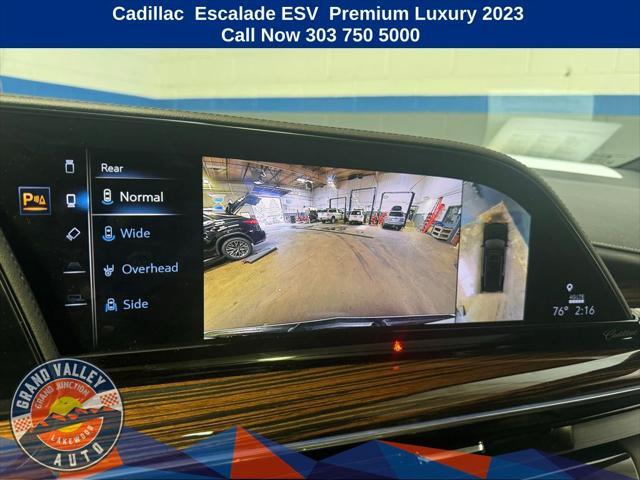 used 2023 Cadillac Escalade ESV car, priced at $73,888