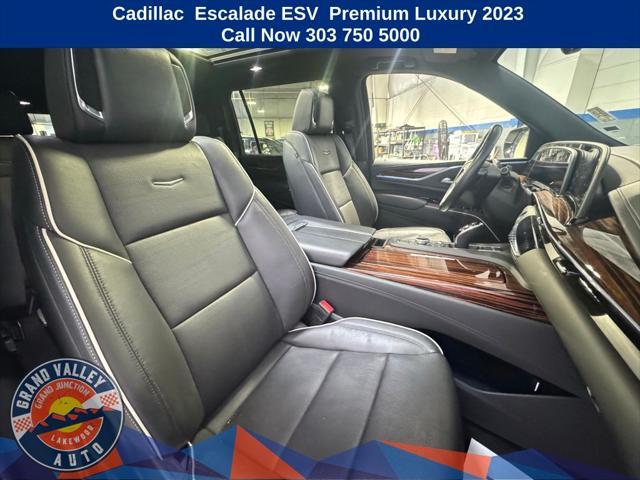 used 2023 Cadillac Escalade ESV car, priced at $73,888