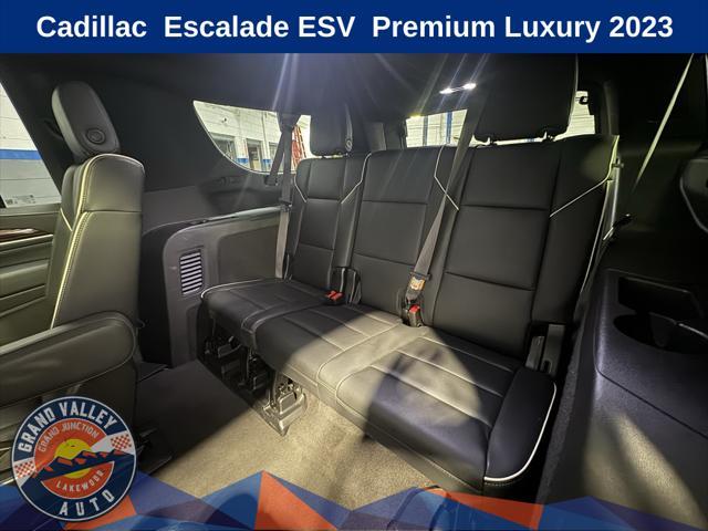 used 2023 Cadillac Escalade ESV car, priced at $78,988