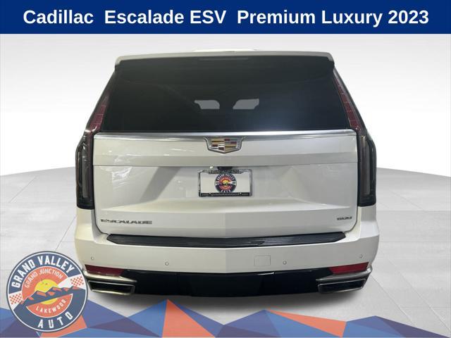 used 2023 Cadillac Escalade ESV car, priced at $78,988