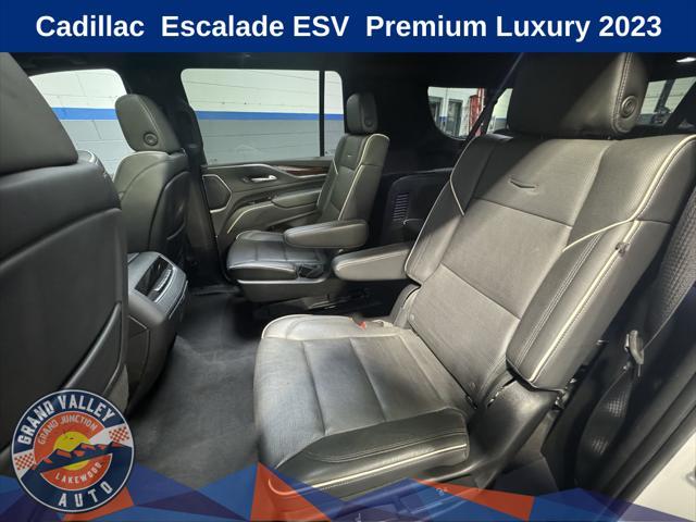 used 2023 Cadillac Escalade ESV car, priced at $78,988