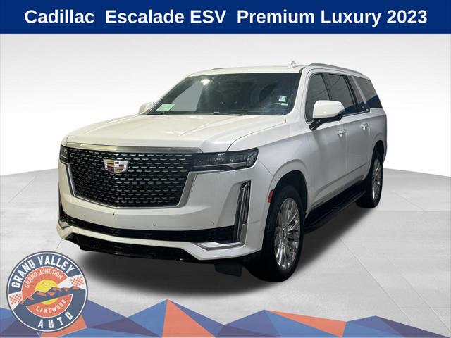 used 2023 Cadillac Escalade ESV car, priced at $78,988