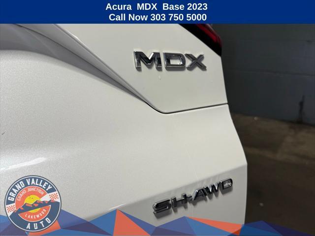 used 2023 Acura MDX car, priced at $49,500