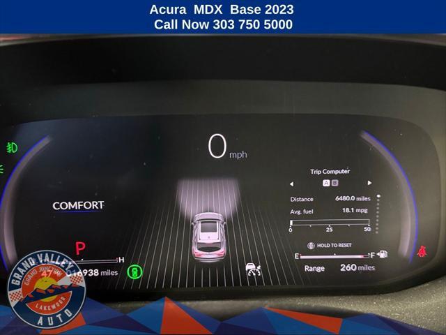 used 2023 Acura MDX car, priced at $49,500