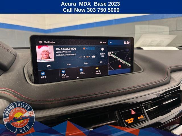 used 2023 Acura MDX car, priced at $49,500