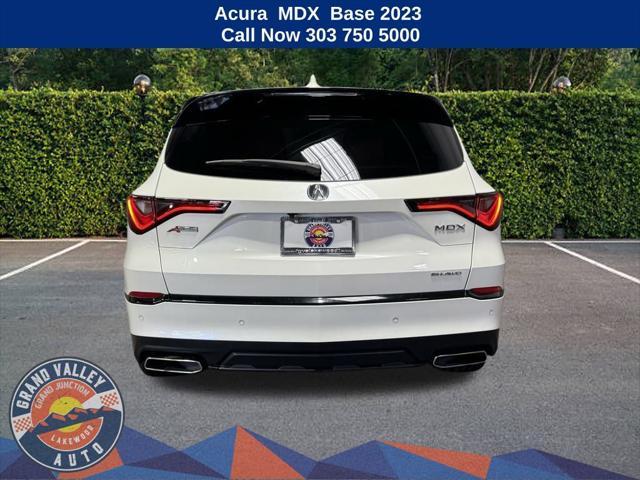 used 2023 Acura MDX car, priced at $49,500