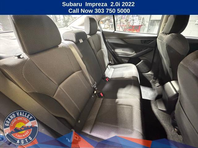 used 2022 Subaru Impreza car, priced at $17,400