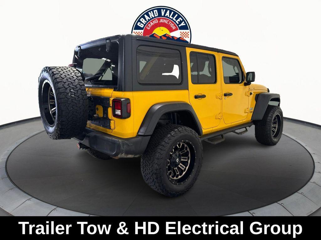 used 2018 Jeep Wrangler Unlimited car, priced at $22,388
