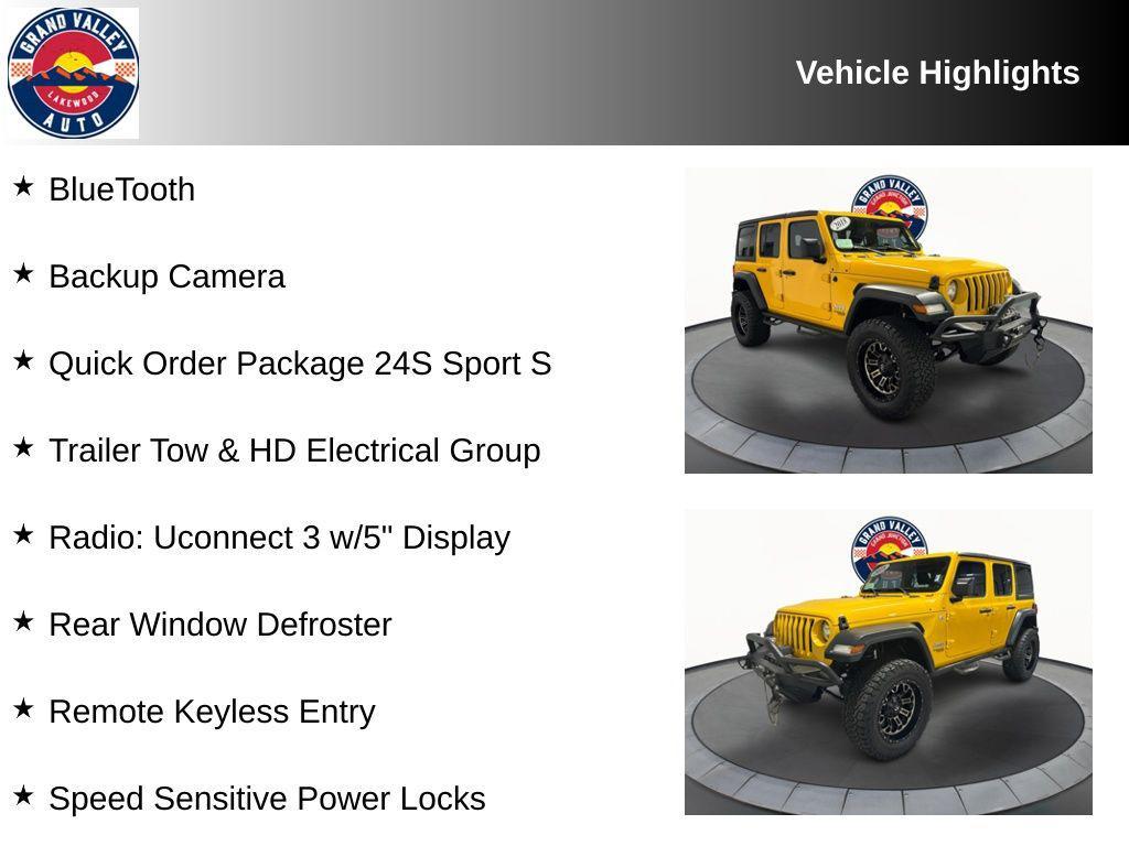 used 2018 Jeep Wrangler Unlimited car, priced at $22,388