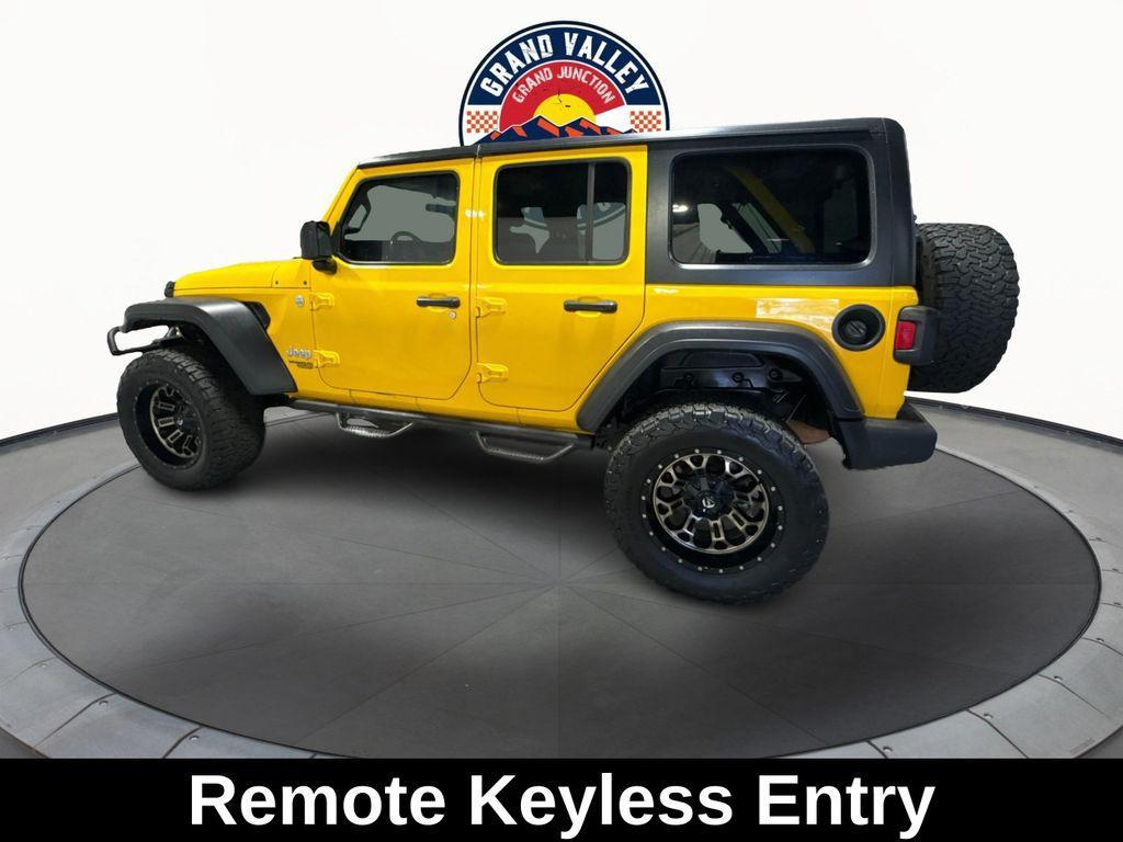 used 2018 Jeep Wrangler Unlimited car, priced at $22,388