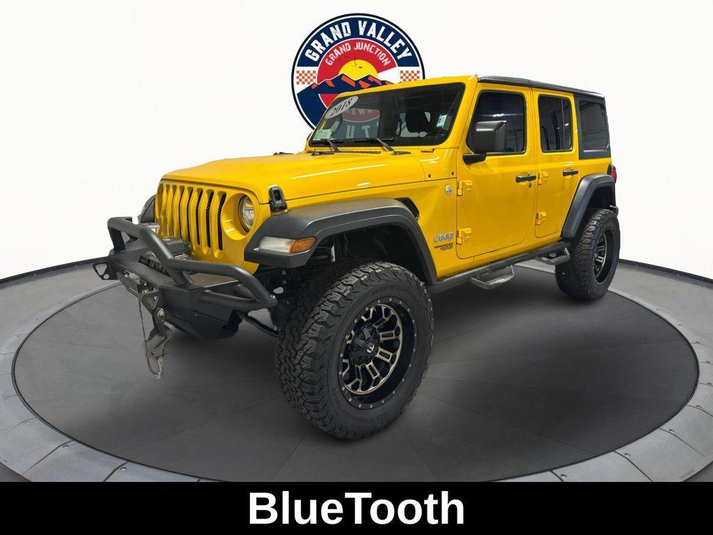 used 2018 Jeep Wrangler Unlimited car, priced at $22,388