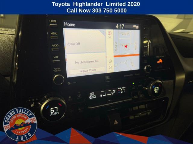 used 2020 Toyota Highlander car, priced at $31,788