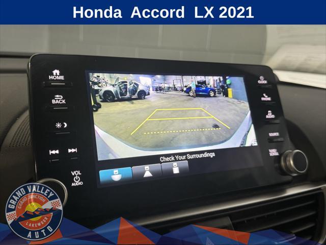 used 2021 Honda Accord car, priced at $21,200