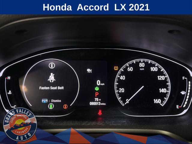 used 2021 Honda Accord car, priced at $21,200