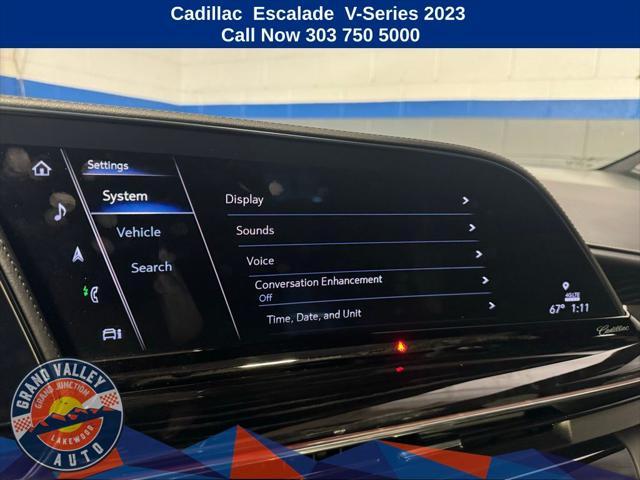 used 2023 Cadillac Escalade car, priced at $139,388