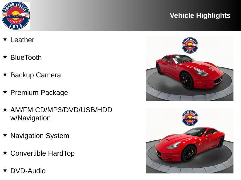 used 2013 Ferrari California car, priced at $104,888