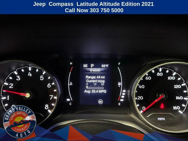 used 2021 Jeep Compass car, priced at $17,788