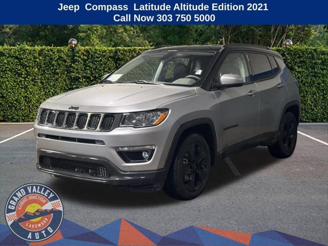 used 2021 Jeep Compass car, priced at $17,788