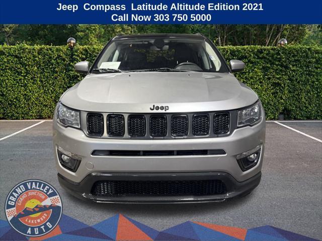 used 2021 Jeep Compass car, priced at $17,788